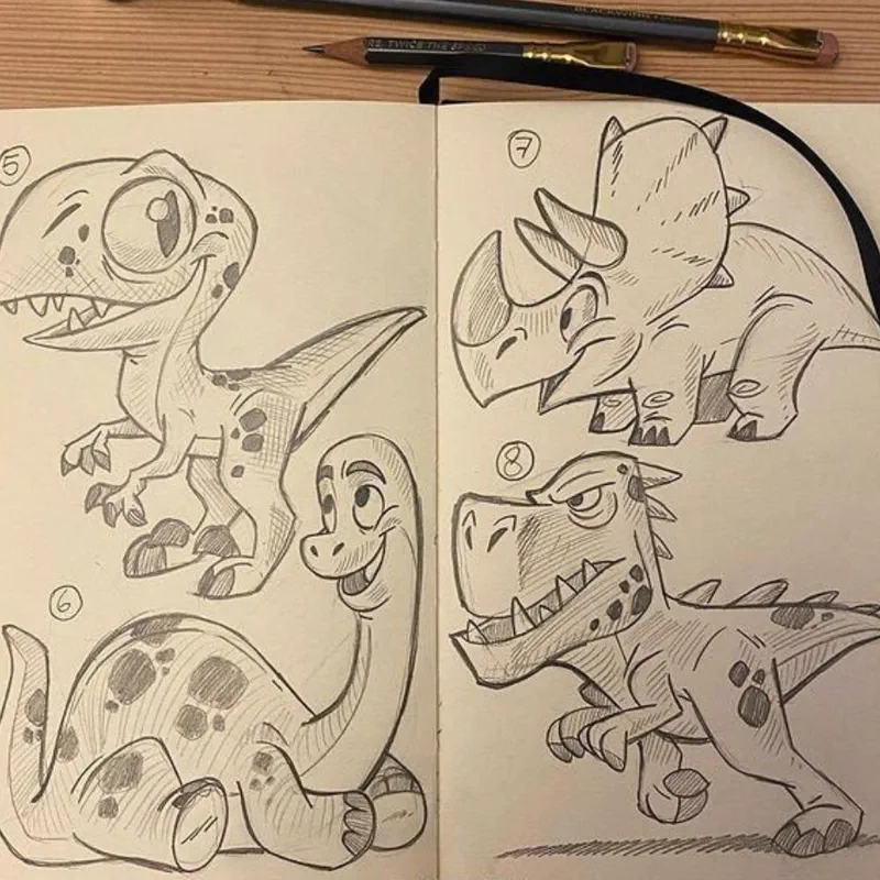 Capa do curso Desenhando Dinossauros