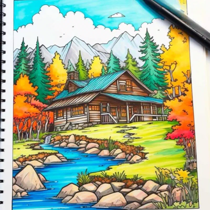 Capa do curso Desenhando Paisagens